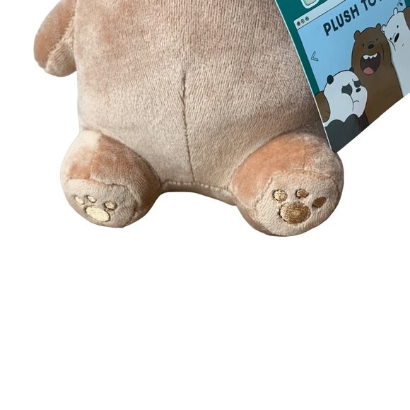 We Bare Bears 7" Plush Grizzly Bear Toy Factory Cartoon Network w/tags Warner - Picture 7 of 7